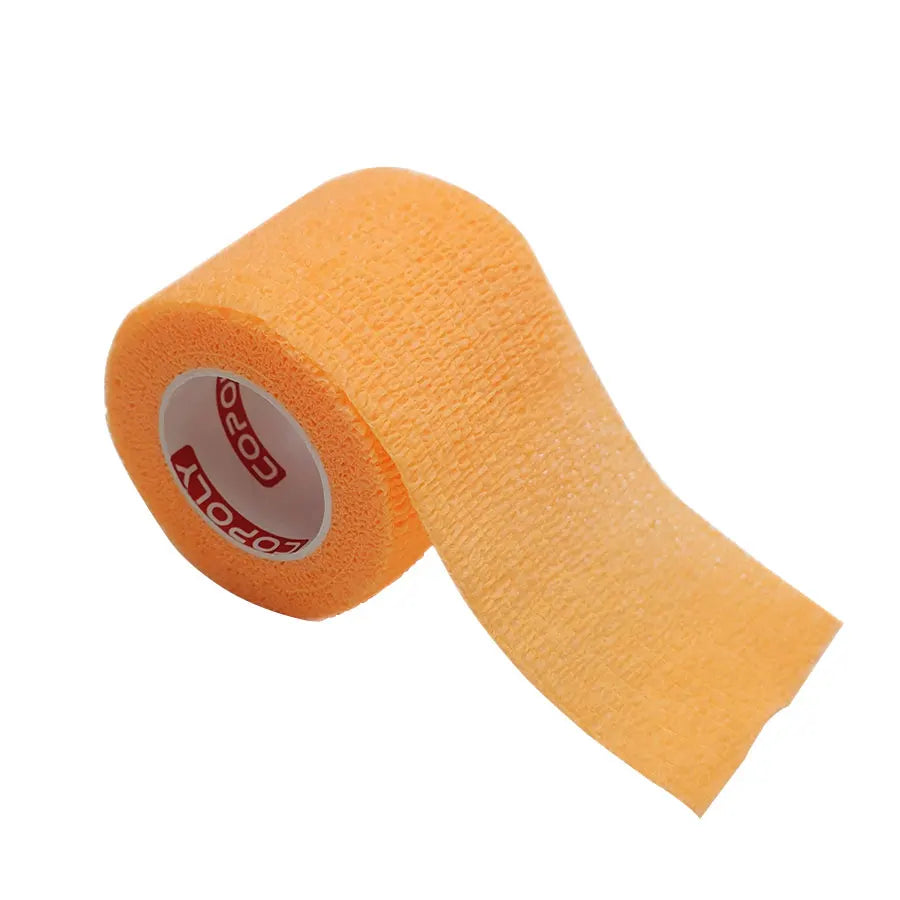 1Roll 2.5cm Self Adhesive Elastic Bandage Sports Tattoo Kit Cohesive Tape Wrap Elastoplast for Injury Finger Wrist Ankle