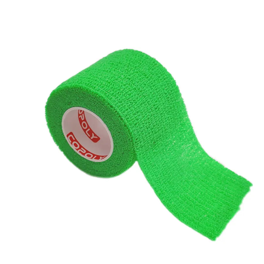 1Roll 2.5cm Self Adhesive Elastic Bandage Sports Tattoo Kit Cohesive Tape Wrap Elastoplast for Injury Finger Wrist Ankle